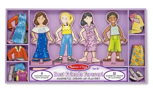 Melissa & Doug Best Friends forever Deluxe Magnetic Dress - Up