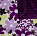 Flower Daisies Purple Minky Fabric Baby Blanket - Swaddle or Cuddle Babies in Soft, Warm Material Flower Daisies Purple Minky Fabric Baby Blanket - Swaddle or Cuddle Babies in Soft, Warm Material