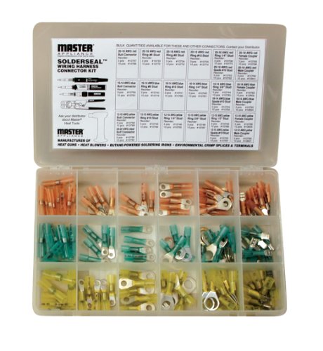 Master Appliance 10724 Solderseal Connector Large Assortment Kit, 135-Piece