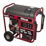 Powermate PM0418000 10,000 Watt 426cc 15 HP Kohler PS-44550 Gas Powered Portable Generator With Electric Start