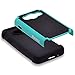 Samsung Galaxy Ace 4 Lite Case, RANZ Black/Mint Heavy Duty Dual Layer Armored Hybrid Case Cover For Samsung Galaxy Ace 4 Lite G313ML