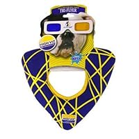 Romp! High Viz Tri-Flyer, Floating Fetch and Retriever Dog Toy
