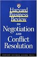 Harvard Business Review on Negotiation and Conflict Resolution (A Harvard Business Review Paperback)