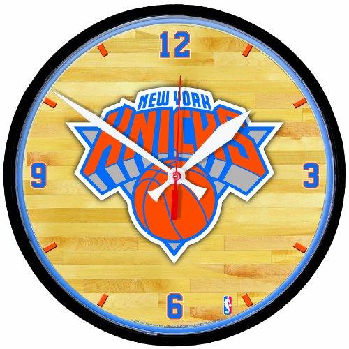 Nba New York Knicks Round Clock
