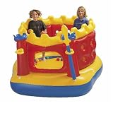 2008 Jump-O-Lene Castle Bounce Inflatable Bouncer Playhouse w/ Balls & Swords