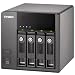 Qnap TS-410 NAS-System ohne Festplatten (4-Bay, iSCSI, SATA II, USB, eSATA, Ethernet) schwarz