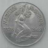 Joe DiMaggio Marilyn Monroe Aluminum Commemorative Coin