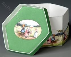 Miniature Children Hat Box Kit by Lindee's Little Linens