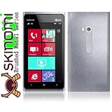 Skinomi TechSkin - Brushed Aluminum Film Shield & Screen Protector for Nokia Lumia 900