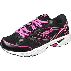 Fila Womens Flux Lite 2 Black/Hot Pink Running Shoes