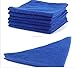 Drhob 6PCS Microfiber Absorbent Blue Towel Car Clean Wash Polish Multi-function Towel Clean