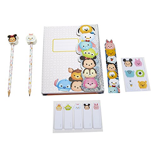 Tsum Tsum Disney Holographic Deluxe Agenda Book with Accessories Playset