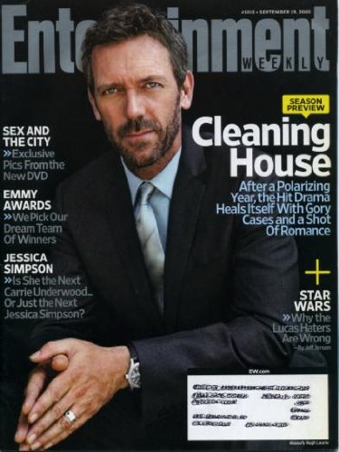 Entertainment Weekly September 19, 2008 House Hugh Laurie, Star Wars, Jessica Simpson, The Shield