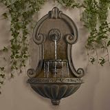 Indoor Fountains item: Muro Elegante Copper Finish Wall Fountain