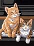 Dimensions PaintWorks/Paint By Number, Keyboard Kittens