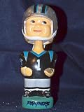 Carolina Panthers NFL Handpainted Ceramic Bobblehead - New in Box