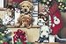 Christmas Puppies Doormat