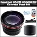 Lens Kit For Panasonic Lumix DMC-FZ100 DMC-FZ40 DMC-FZ47 Digital Camera Includes 2x HD Telephoto Lens + Lens Adapter + Lens Pen Cleaning Kit + LCD Screen Protectors + ButterflyPhoto MicroFiber Cleaning cloth