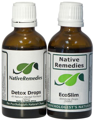 Native Remedies EcoSlim and Detox Drops ComboPack for weight loss and system detox