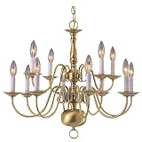 International 3625-11 12 Light Americana Chandelier