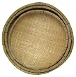 Natural Hand Woven Split Bamboo Nested Round Bowls Set of Three - Large=20"D - 8"H