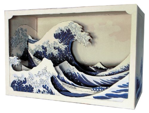 立版古 富嶽三十六景 神奈川沖浪裏
