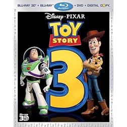 Toy Story 3 (Five-Disc Combo: Blu-ray 3D/Blu-ray/DVD + Digital Copy)