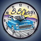 1955 Chevy Lighted Wall Clock