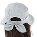 Marrywindix Handmade Chic Fashion Ladies Woman Bohemia Bowknot Summer Dual Purpose Two Uses Polyester Hat Braid Sun Visor Floppy Fold Summer Swimming Beach Hat (Hot Pink)