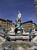 Neptune Fountain, Piazza Della Signoria, Florence, Tuscany, Italy Stretched Canvas Poster Print by Sergio Pitamitz, 24x32