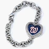 Washington Nationals MLB Women's Heart Watch from Game Time