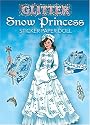 Glitter Snow Princess Sticker Paper Doll