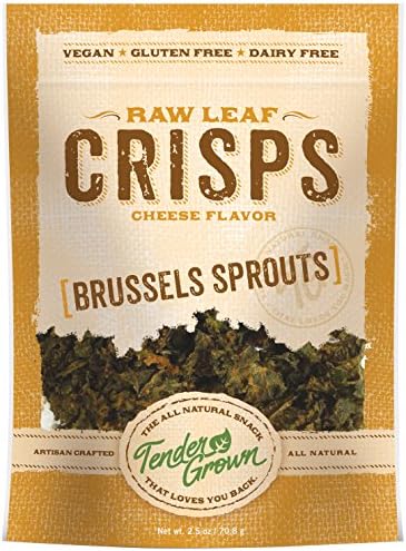 Tender Grown Crisps Raw Leaf Brussels Sprout Cheese, 2.5 Ounce