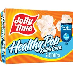 Jolly Time Healthy Pop Kettle Corn Microwave Popcorn, 3-Count Boxes (Pack of 12)