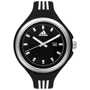 adidas Men's Black Polyurethane Quartz Watch #ADP4001