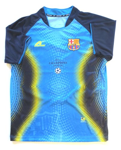 BARCELONA #10 LIO MESSI YOUTH AWAY SOCCER JERSEY ONE SIZE FOR 12 TO 13 YEARS OLD.NEW