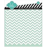 Heidi Swapp Chevron Stencil, 6 by 6-Inch