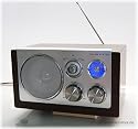 McTronix Retro Radio KüchenRadio Holz 50er Jahre Stil Nussbaum