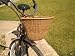 Nantucket Style Bike Basket Stained Vintage Look by BagnBasket