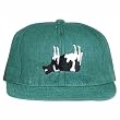 Upside Down Cow Hemp Baseball Cap