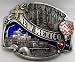 New Mexico 3-D Enamel Pewter Belt Buckle