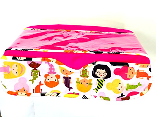 TRAYblecloth Airplane Tray Activity Cover (Pink Girlfriends)