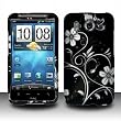 HTC Inspire 4G Accessory - Blossoming White Spring Flower Protective Hard Rubberized Case Cover Design for AT&T