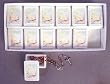 Rosary Display with 12 Confirmation Rosaries in Gift Boxes
