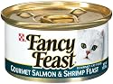 Fancy Feast Gourmet Cat Food Salmon & Shrimp Feast 3-Ounce Cans (Pack of 24)