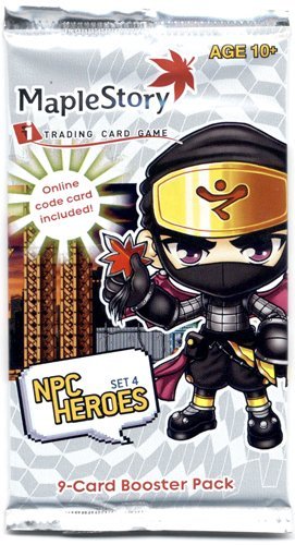 Maple Story NPC Heroes Series 4 Trading Card Booster Pack
