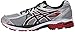 ASICS Men's GEL Flux 3 Running Shoe, Silver/Onyx/Racing Red, 9.5 4E US