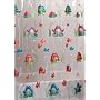 Reversible Ribbit Vinyl Shower Curtain with Hook Set