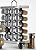 Olde Thompson 25-680 20-Jar Stainless-Steel Spice Rack with Spices