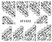 3D Nail Art Tips Stickers False Nail Design Manicure Decals Nail Art Water Nail Art Decal / Tattoo / Sticker